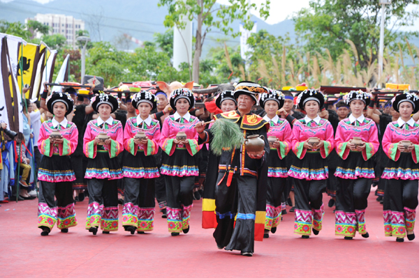 云南普洱举行祭茶祖仪式