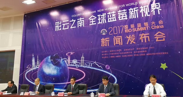 2017年国际蓝莓大会将于九月在云南举行