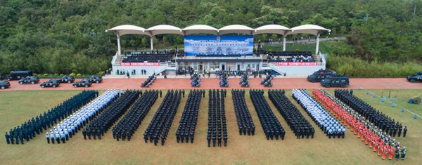 第5届“南博会”安保誓师大会暨新一轮巡逻防控勤务启动仪式在昆举行